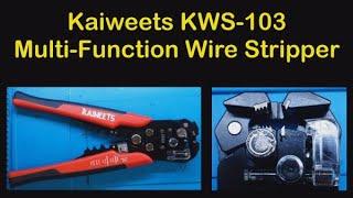 Kaiweets KWS 103 Multi Function Wire Stripper Tool Review - #146