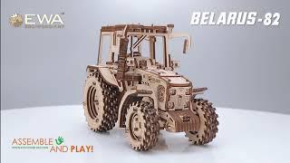 Tractor Belarus 82 ewa eco wood art