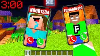 Minecraft PE : WHO CALLED ME AT 3:00AM IN MINECRAFT??!