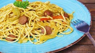 How to make Haitian style Spaghetti w/Hotdogs - Episode 39 -  Love For Haitian Food