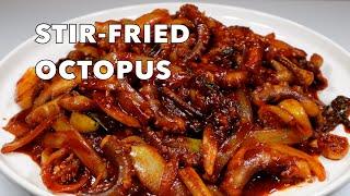 Spicy Stir-Fried Octopus | Nakji-Bokkeum