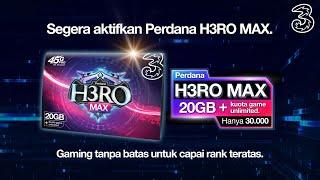 Gaming seru dengan Perdana #H3RO yang terintergrasi!