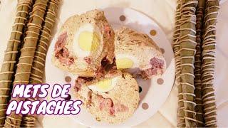  Recette de Met de PISTACHE aux oeufs du Cameroun / PUMPKIN SEED dish  Recipe of Cameroon