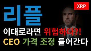 [리플 분석] 리플 가격 조정 들어갑니다 홀더분들 필수시청