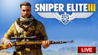 Sniper Elite 3 Live Stream: Stealth & Precision Gameplay!