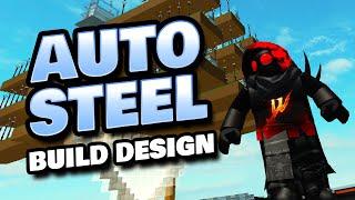 Auto Steel Mill Build Design in Roblox Islands (Mobile Friendly)