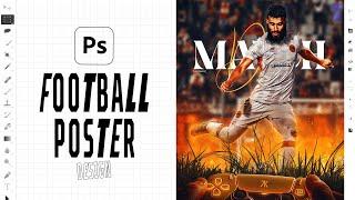 MATCH DAY Poster Design Photoshop | Breakdown