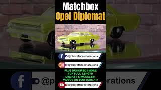 Matchbox Lesney No.36 Opel Diplomat #matchbox #toys #restoration #toycar