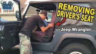 How To Remove Driver's Seats - Jeep Wrangler TJ (Andy’s Garage: Episode - 207)