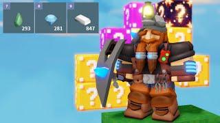Miner Kit got Buffed in Lucky Block Game mode (Roblox Bedwars)