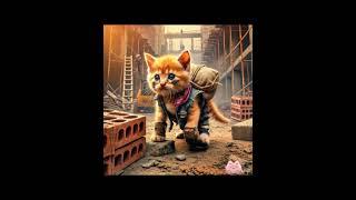 #Cat #Worker #Healing#Carry the cat#Resolute Cat#Brick cat#Power Cat#Challenge Cat