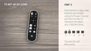 Universal Remote Control – URC 6810 Zapper - how to setup by Code TV