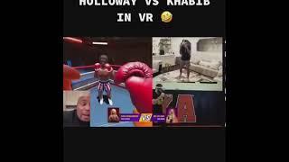 Khabib Fights Max Holloway in the Metaverse  and remains undefeated!