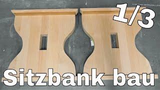 Eine BANK aus  HOLZ selber bauen  |  Sitzbank selber bauen  #1