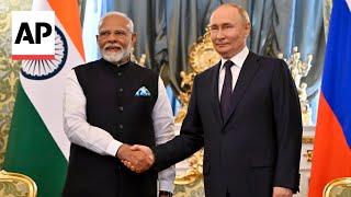 Putin hosts India's PM to deepen ties, but Ukraine looms over their relationship