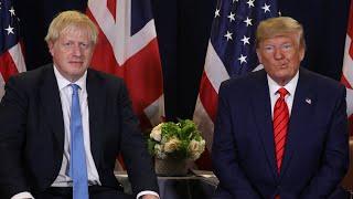 Trump disapproves of "nasty question" to Boris Johnson from American reporter