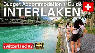  Beautiful Swiss town Interlaken Switzerland | Budget hotel in Interlaken #interlaken