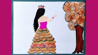 Best Use of Pencil Shaving | Wall Hanging Craft Idea | Pencil Shaving Art | Art and Craft Ideas 