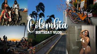 TRAVEL VLOG: 22ND BIRTHDAY IN COLOMBIA ⭒ | Beach Horseback Riding, Boat Ride, City Bike Tour & More