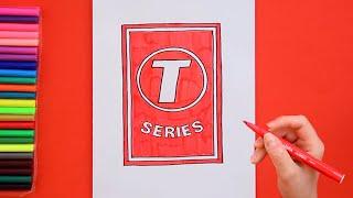 How to draw T-Series Logo