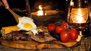 Epic Mixed Grill - Cooked on a Campfire