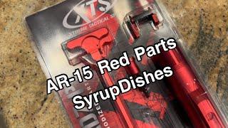 XTS red anodized ar-15 parts kit