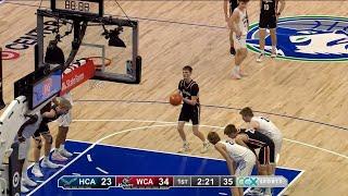 State Class A Boys Basketball Quarterfinal | HCA vs. West Central Area