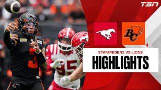 Calgary Stampeders vs. BC Lions | CFL HIGHLIGHTS