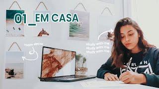 STUDY VLOG & DIY room decor | Bea Moura