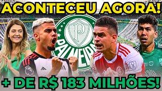 ACONTECEU AGORA! NICOLA TRAZ ATUALIZAÇÕES IMPORTANTES DO PALMEIRAS! NOTÍCIAS DO VERDÃO DE HOJE