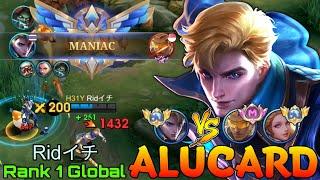 MANIAC Alucard VS Top Global Odette & Supreme Bruno - Top 1 Global Alucard by Ridイチ - Mobile Legends