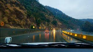 [4K] Rain Drive | Salt Range | Lahore - Islamabad Motorway (M-2) Pakistan 