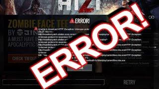 Как исправить ERROR! H1Z1