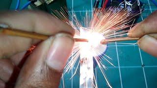 How To Make Powerful Spot Welder using Capacitor | The Diy Hacks