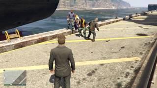 GTA V: NPC fight