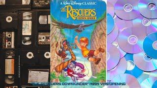 Opening to "The Rescuers Down Under" 1991 VHS