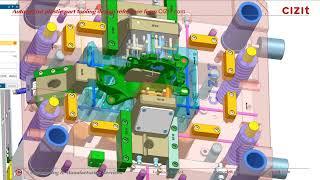 Automotive plastic mold & tooling design case from cizit.com