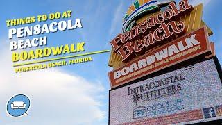 Pensacola Beach Boardwalk- Exploring the Shops, Restaurants, and Beach during the Offseason