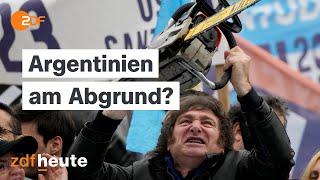 Argentinien: Wie Präsident Milei den Sozialstaat zerlegt I auslandsjournal