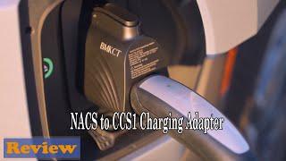 NACS to CCS1 Charging Adapter Review - BMKCT Adapter The Key to Quick Tesla Supercharging