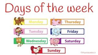 I Giorni della Settimana in Inglese - Days of The Week in English