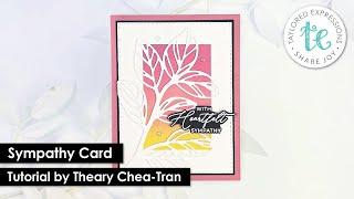 Sympathy Card | @cloudycoraldesigns  | @TayloredExpressions