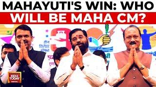 Mahayuti Victory: Eknath Shinde, Devendra Fadnavis, Ajit Pawar Vie for Maharashtra CM Post