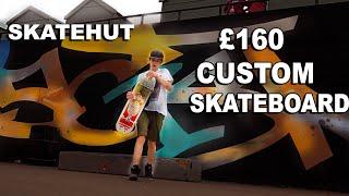 £160 CUSTOM SKATEBOARD my REVIEW & EXPERIENCE with skatehut custom skateboard | & Progression!!