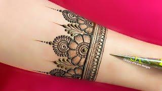 Very beautiful front hand mehndi design | Easy full hand mehndi design | Mehndi design | Mehndi.