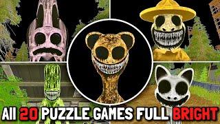 ZOONOMALY- All 20 Puzzles Full Gameplay in Full Bright Mode (Tutorial)