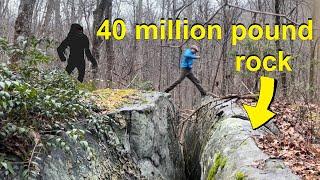 Is this the biggest boulder in the Appalachian Mountains?