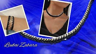 HOW TO BRAID A CHAIN ​​WITH CORD. A DECORATION THAT IS ALWAYS IN FASHION!