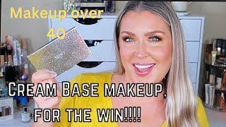 HOW TO APPLY CREAM BASE PRODUCTS ON MATURE SKIN | MAKEUP OVER 40 | HOTMESS MOMMA MD