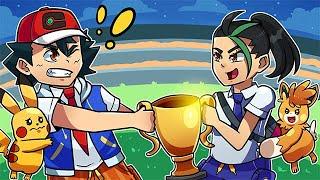 Kann Ash Pokemon Karmesin und Purpur durchspielen?